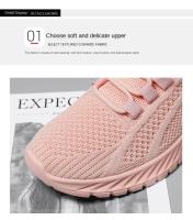 Zapatillas De Deporte Para Mujer Ligero Y Cómodo Con Cordones Transpirables Antideslizantes Para Gimnasio Trabajo Y Ropa Casual Zapatillas De Malla - details 5