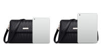 Bolso De Hombro Negro Para Mujer De Cuero PU Color Sólido Bolso Cruzado Mensajero Monedero Mano Bolsos De Moda - details 25