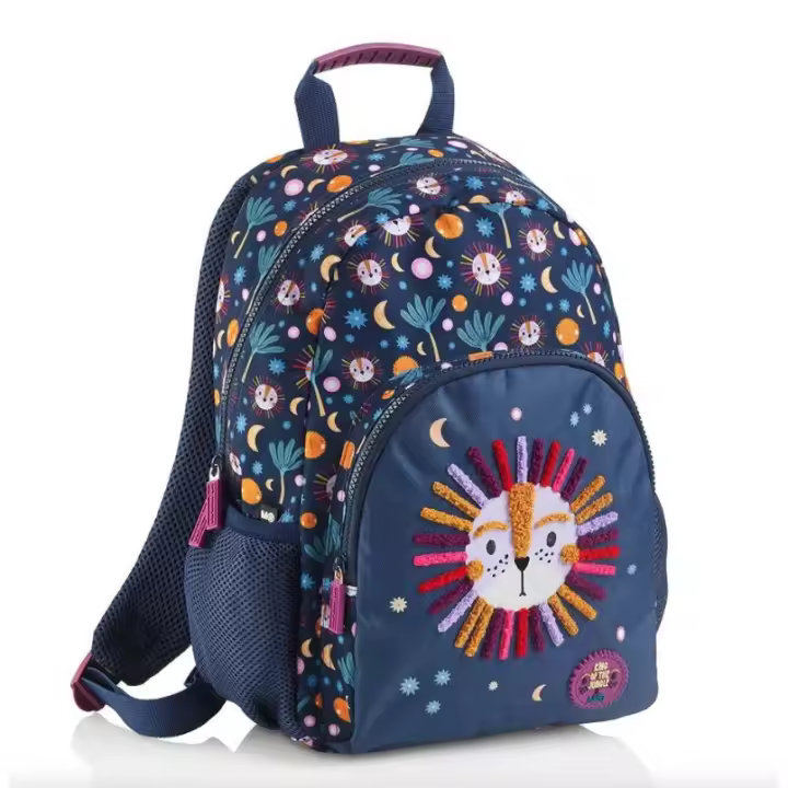 Mochila Doble London León Rey de la Selva Miquel Rius – 16L, Poliéster Reciclado, Diseño Infantil - 1