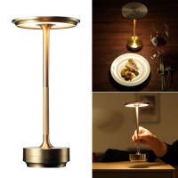 Lámpara De Mesa LED Retro Recargable Sensor Táctil Luz Nocturna Para Lectura Decorativa Para Restaurante Hotel Bar Y Dormitorio - details 10