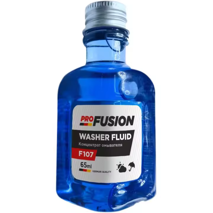 ProFusion Líquido Limpiaparabrisas de Coche Concentrado 1:100 - Washer Fluid - Ayuda a Eliminar Todo Tipo de Suciedad y Reduce el Desgaste de Las Escobillas - Producto para Limpieza de Coche - 65 mL - 1