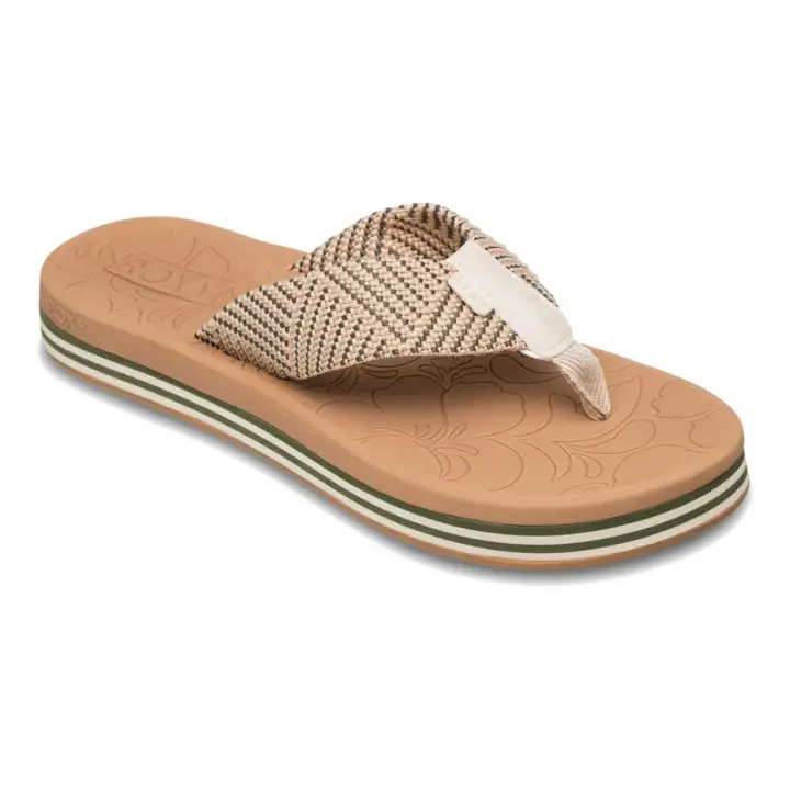 Calzado mujer Chanclas Roxy Chanclas Colbee Hi Beige - 1
