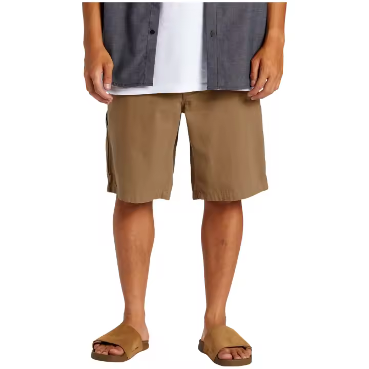Pantalon Corto Quiksilver Carpenter para hombre en color marron - 1