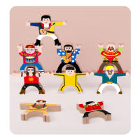 Juguetes Educativos Montessori DIY Muñeca De Equilibrio Bloques De Construcción Tablero Juegos De Pila Para Niños Y Niñas Edad 6-12 Años Madera - details 3