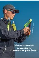 MAP BROTHER M3031 N-Pole Poles De Senderismo Plegables Con Cierre Rápido Para Correr Y Competir 7075 Aleación De Aluminio Palas De Punta De Tungsteno Cobalto Mango De Mano EVA - details 4