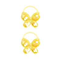 2PCS Cinturones Elásticos Para El Cabello De Niñas Con Escamas De Pez Y Mariposa Accesorios De Princesa Lindos Headwear Para Niños - details 2