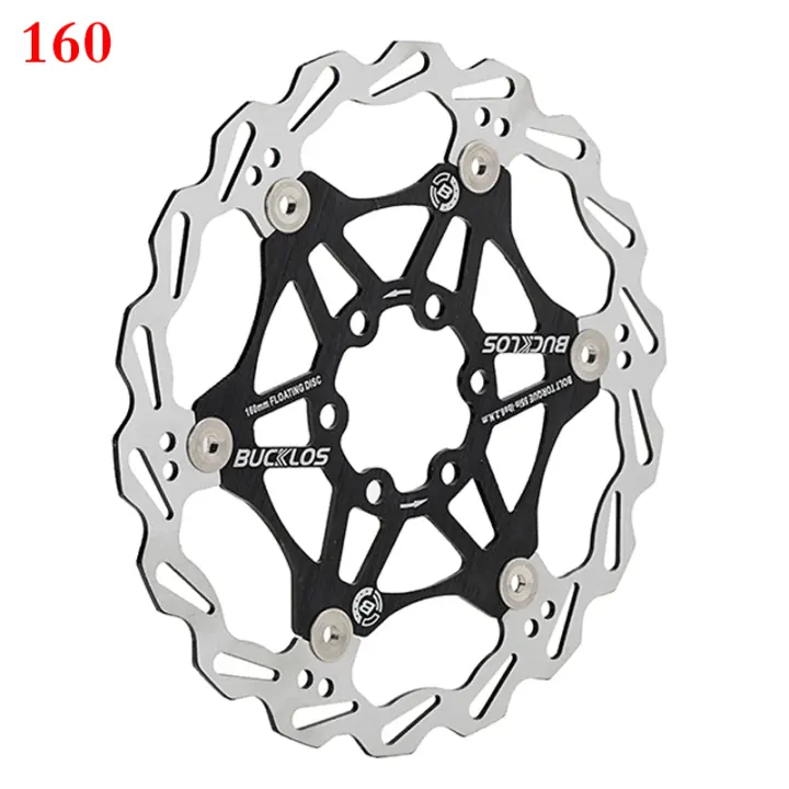 2PC BUCKLOS Freno De Disco Para Bicicleta 160/180/203 Rotor Flotante De Acero Inoxidable Para Mountain Bike Pieza De Rotor De Mtb - 1
