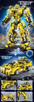 Bloques De Construcción Mecha Robot Transformable 2 En 1 Para Niños Juguetes De Cumpleaños Coche Kit De Bloques Regalo Para Niños - details 3