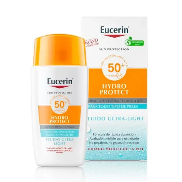 EUCERIN HYDRO PROTECT protección solar avanzada SPF 50+ fluida 50ml - 1