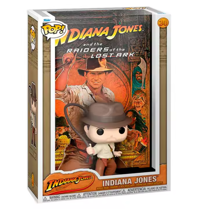 Figura Pop Movie Poster Indiana Jones - Indiana Jones-Figura de Vinilo Coleccionable - Idea de Regalo- Mercancia Oficial - Juguetes para Niños y Adultos - Movies Fans - Muñeco para Coleccionistas y Exposición - 1