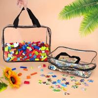 Bolsas De Almacenamiento Para Juguetes Y Bloques De Construcción Transparente PVC Impermeable Organizador Portátil Con Cierre De Cremallera Para Juegos De Mesa Y Rompecabezas - details 4