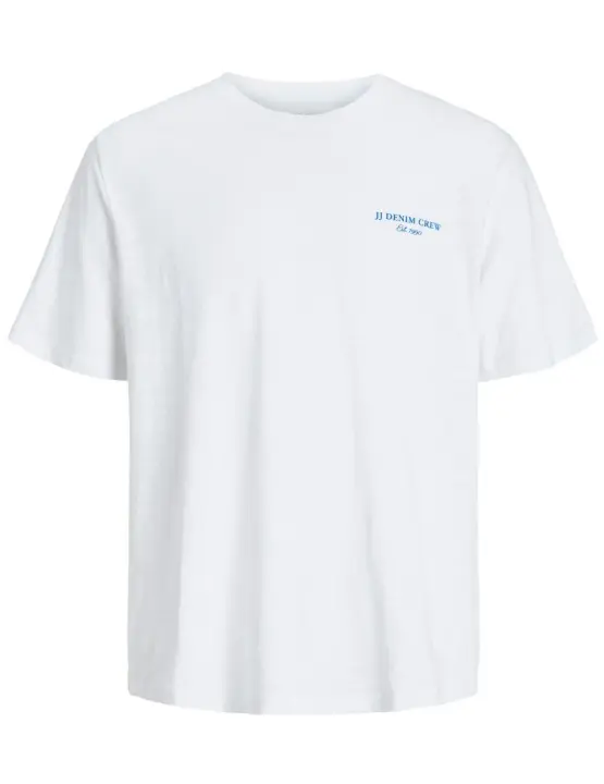 Camiseta Jack&Jones Jeff blanco manga corta para hombre - 1