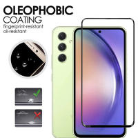 Protector De Pantalla De Vidrio Templado 4en1 Para Samsung Galaxy A54 A34 A14 A53 5G A12 A13 A32 4G A52s A52 A33 - Anti-Arrugas Resistente Al Agua - details 6