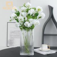 1PC Hiedra De Simulación Con 5 Cabezas De Almohadillas Decoración De Hogar Para Sala De Estar Artesanía De Flores Artificiales Serie Forestal - details 1