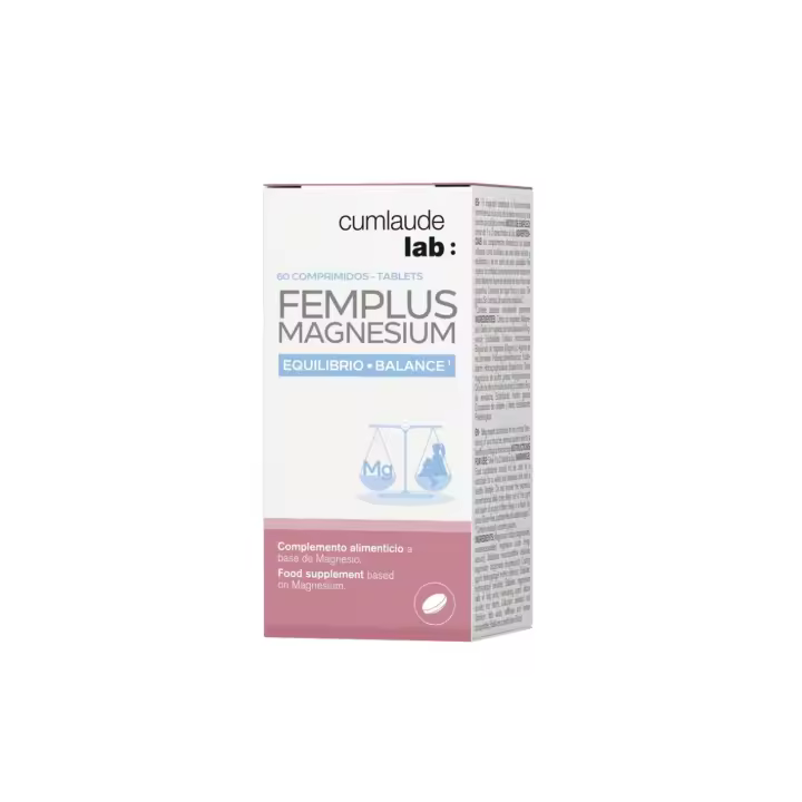 CUMLAUDE LAB: FEMPLUS MAGNESIUM 60 COMPRIMIDOS - 1