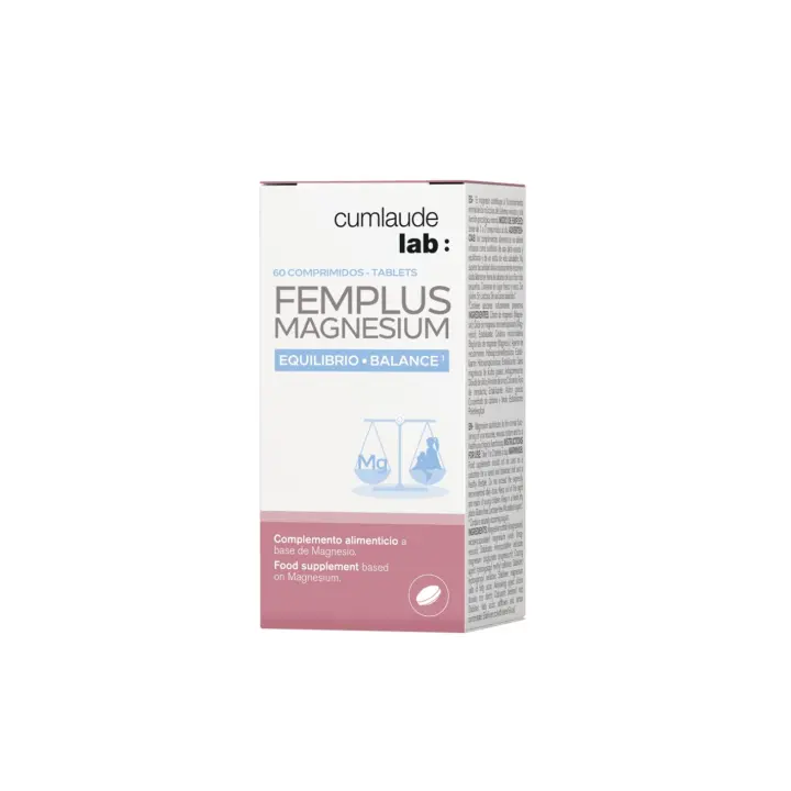 CUMLAUDE LAB: FEMPLUS MAGNESIUM 60 COMPRIMIDOS - 1