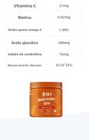 Suplemento nutricional multivitamínico 8 en 1 con condroitina para perros, en gránulos blandos multifuncionales（Forma de corazón, 2.5g por gránulo, 120 gránulos por botella） - details 4