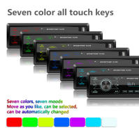 BQCC 1 Din Estéreo De Coche Con Pantalla Táctil BT MP3 Carga Rápida FM Dual USB AUX Luces Coloridas Juego Handsfree Multimedia - details 3