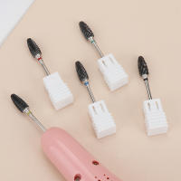 Nueva Rosca De Uñas Cerámica Rosa 5 En 1 Para Máquina Eléctrica De Perforación Tamaño 3/32" Retira Rápidamente Acrílico O Gel Duro - details 12