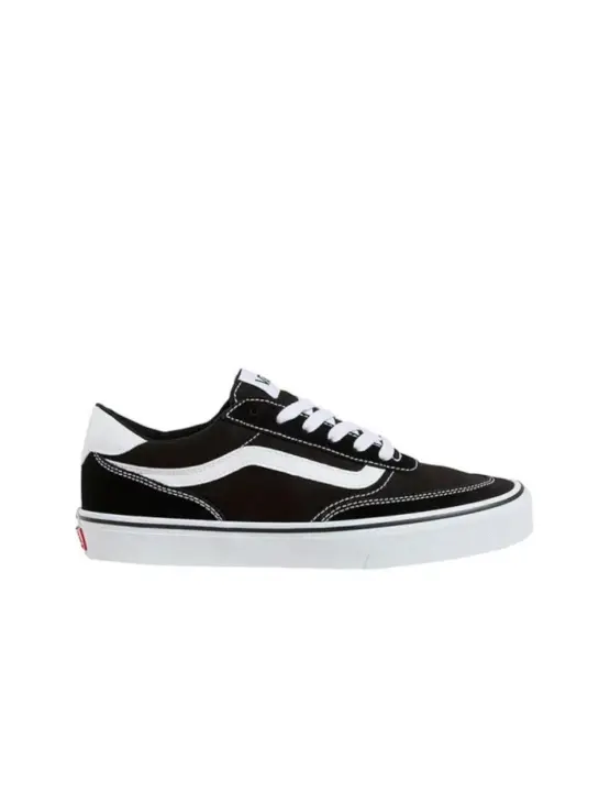 Zapatilla Vans MN Brooklyn LS Negro/Blanco - 1