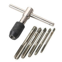 Juego De Llaves De Manija T Tornillo M3 M4 M5 M6 M8 Herramienta De Reamado De Hilo Ajustable Para Tornillos Y Perforación De Herramienta De Tornillería - details 0