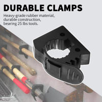 Soporte De Palanca De Goma Para Camiones De Pesca Y Actividades Off-Road 2PCs Soporte De Manija Rápida Para Camiones Y Remolques Diámetro 30-40mm Rojo/ Negro - details 4