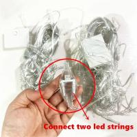 Luces De Navidad De LED En Forma De Gota 4X0.6M Para Decoración De Fiesta Bodas Dormitorio Callejeras Guirnalda De Farolillos - details 0