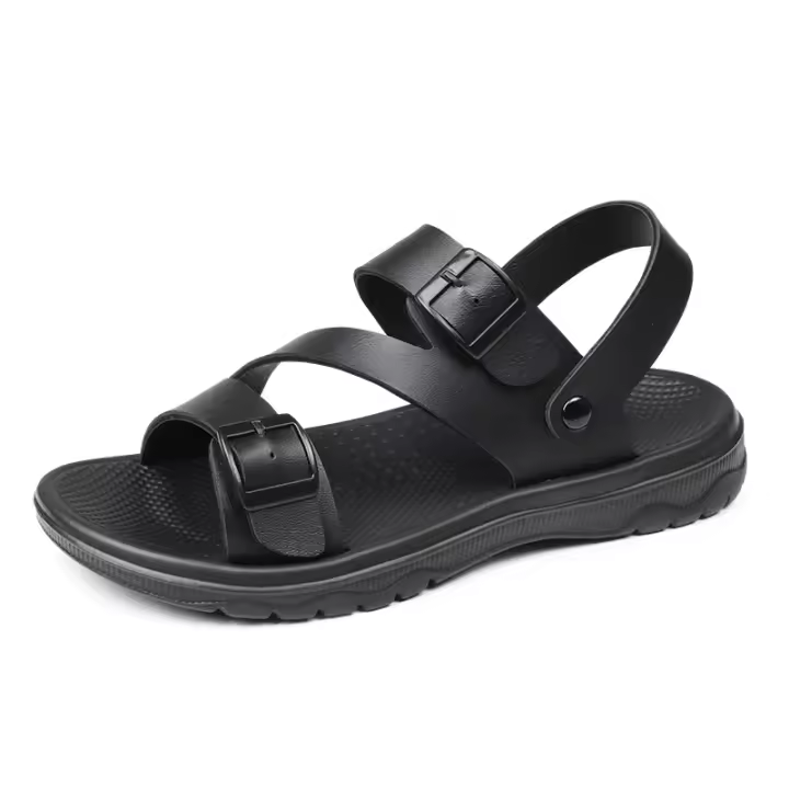 Sandalias De Verano Para Hombres Casual Deportivas Slipper PU Cuero No Eslipantes Transpirables Zapatos Romanos Playa Jardín - 1