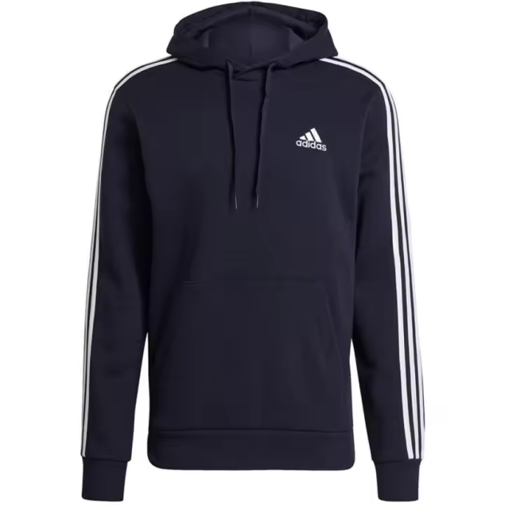 Adidas Essentials Fleece 3-Stripes Hoodie M GK9073 – Hoodie para hombre con las tres icónicas franjas en mangas y felpa suave que brinda comodidad duradera. - 1