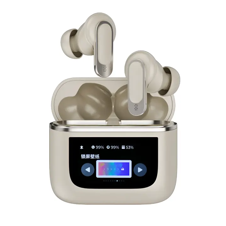 Auriculares Bluetooth 5,3 V, Pantalla táctil y cancelación de ruido - Auriculares Blueto - 1