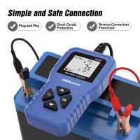 OBDResource Tester De Batería De Coche BR502 OBD2 Analizador De Sistema De Batería 6V 12V 24V 100-2000 CCA 2Ah-220Ah Herramienta De Diagnóstico Automotriz - details 1