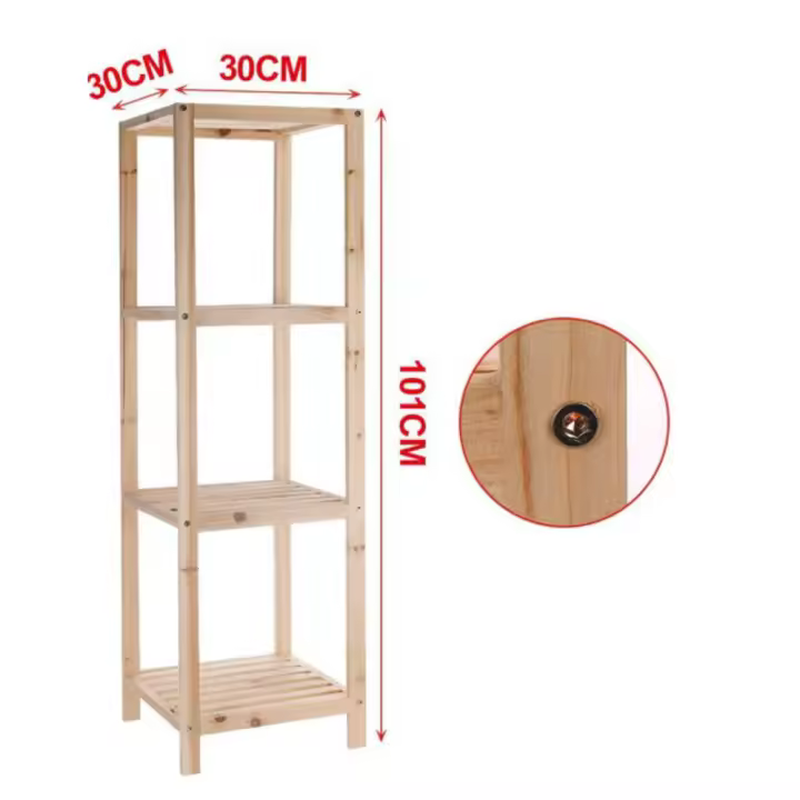 Estantería / Rinconera de madera multiuso decoración de hogar, aprovecho de espacio, organización de hogar varias medidas - 1