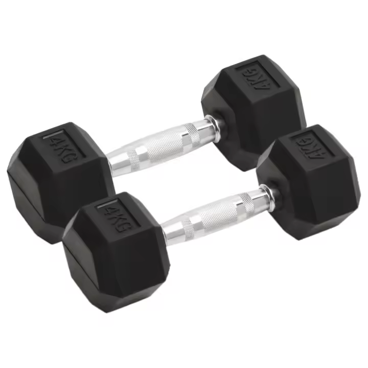 Mancuerna Hierro Fundido Ajustable Deporte Gimnasio Culturismo Peso 2x 4 kg,  2x 5 kg,  2x 6 kg y mas - 1