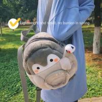 Mochila Pequeña De Peluche Para Niñas Con Diseño De Pingüino Gótico Harajuku Muñeca Ita Figura De Acción Bolsa Escolar De Dibujos Animados - details 2