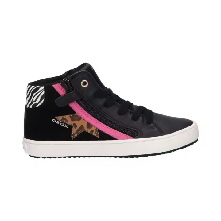 Botines de Mujer y Niña GEOX J264GA 022BC J KALISPERA GIRL C0922 BLACK-FUCHSIA - 1