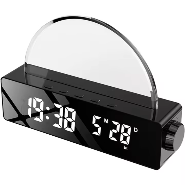 Despertador LED Reloj digital Luz temperatura despertador para dormitorio junto a la cama - 1