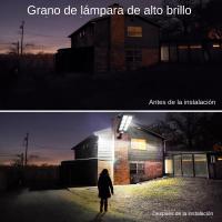Luz Solar De Calle 100/200 LED IP65 Impermeable Con Sensor De Movimiento Y Control Remoto Para Jardín Y Patio Luz Exterior Solar Contemporánea - details 7