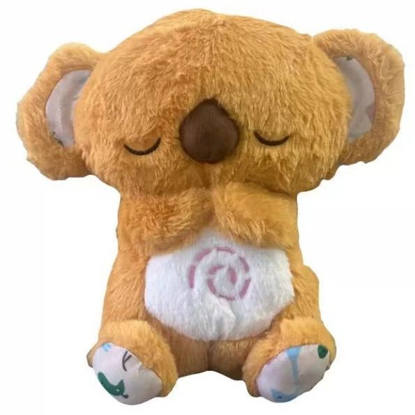 Koala relajante, nutria Dormida, Koala que Alivia La Ansiedadad, nutria que Respira, Juguete de Plush portátil with Luz musical Y pacpo