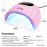 Lámpara LED UV Para Uñas 88W 24 LEDs Secado De Esmalte De Uñas Con Sensor De Movimiento Para Uso Profesional Y Doméstico Herramienta De Manicura - details 2
