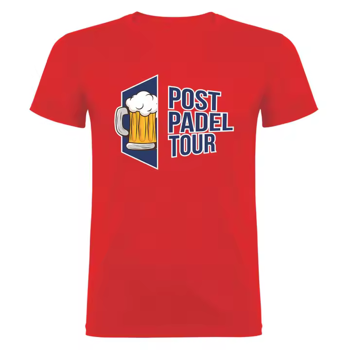 Camiseta divertida padel, Camiseta cerveza, ideal para un regalo original, camisetas para regalar, camisetas originales. - 1
