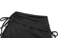 Conjunto De Dos Piezas Verano Vestido Bandage Bodycon Para Mujer Y2K Streetwear Top Corto Y Falda Larga Maxi Conjunto a Juego - details 17