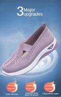 Zapatos Para Madres Con Suela Suave Y Transpirables Para Primavera Y Verano Zapatos Casuales De Mujer En Color Azul Con Mesh - details 1