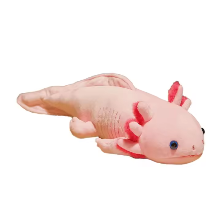 Peluche De 45cm De Axolote Colorido Kawaii Juguete Suave Para Niños Almohada De Peluche Larga Regalo Para Niños - 1