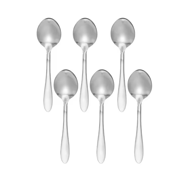 Pack de 6 cucharillas Moka Quid inox 12 cm - 1