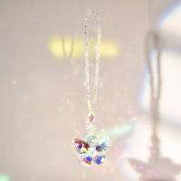Colgante De Mariposa De Cristal Transparente Para Decoración De Boda Y Cortinas Refracción De Luz Pieza Individual De Adorno Colgante De Vidrio Para Lámparas - details 3