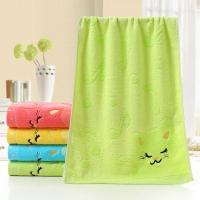 Toalla De Bano Suave Para Niños Con Patrón De Gato Bordado Tamaño 25x50cm Producto Para Bebés Hecho De Fibra De Bambú 100% - details 0