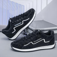 Zapatos De Deporte Para Hombre Casual Retro Zapatillas De Correr Al Aire Libre Con Cordones Antideslizantes Transpirables Para Primavera Y Otoño - details 5