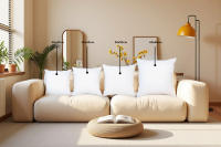 WAI 2 MARKET - Relleno de Cojín 100% Poliéster Fibra Hueca Siliconada - Almohada Suave, Antialérgica y Duradera para Sofa y Cama - Pack de 2 Unidades - Tamaños: 35x55, 40x40, 45x45, 50x50, 60x60, 40x60, 40x70, 40x80, 40x90 cm - details 2