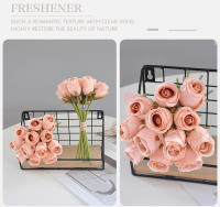 Bouquet De Rosas Rosa De 24CM Decoración Para El Hogar Propiedades Fotográficas Guía De Carretera Para Boda Flores Artificiales - details 17
