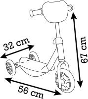 Smoby - Patinete 3 Ruedas Stitch, Estructura metálica, Manillar Ajustable, reposapiés Antideslizante, para niños Mayores de 3 años, - details 1